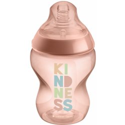 Tommee Tippee kojenecká antikoliková láhev 1ks růžová 260 ml