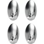 Plastový nalepovací háček, 4 ks (10 ks) – Zboží Dáma