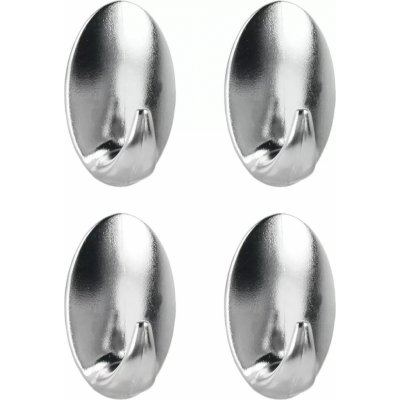 Plastový nalepovací háček, 4 ks (10 ks) – Zboží Dáma