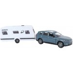 Kids Globe Traffic Volvo EX90 kov s karavanem 30 cm zpětný chod – Hledejceny.cz