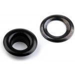 Průchodky s podložkou vnitřní Ø7 mm / vnější Ø13 mm Varianta: nikl černý, Balení: 100 pár – Hledejceny.cz