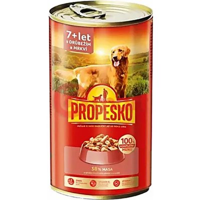 Propesko pes kuře & těst & mrkev 1,24 kg