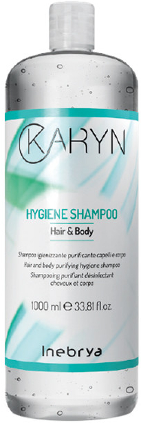 Inebrya Karyn Hygiene dezinfekční čisticí šampon na vlasy a tělo 1000 ml