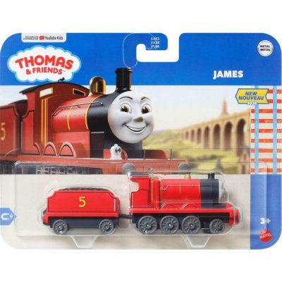 Mattel Fisher Price Tomáš a přátelé Deluxe kovová mašinka JAMES JLB65 – Hledejceny.cz