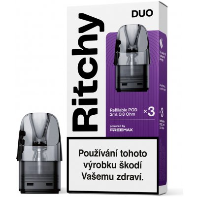 Ritchy DUO Pod Cartridge 0,8 Ohm 3ks – Zboží Dáma
