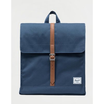 Herschel supply city mid volume 13 navy tan synthetic leather 11 l