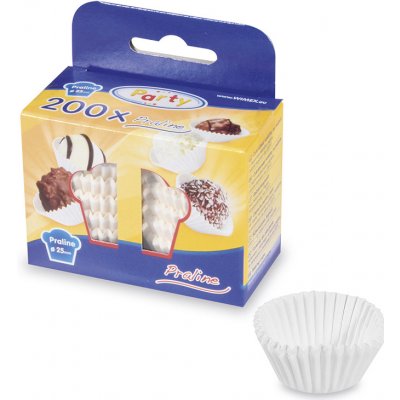 Wimex Cukrářský košíček bílý 25x18mm 200ks – Zboží Dáma