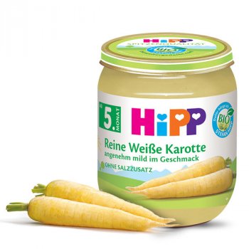 HiPP Bio Bílá mrkev 125 g