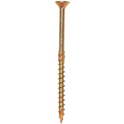 Konstrukční tesařský vrut 6x100mm TORX T30 Zn zápustná hlava, 100ks – Hledejceny.cz