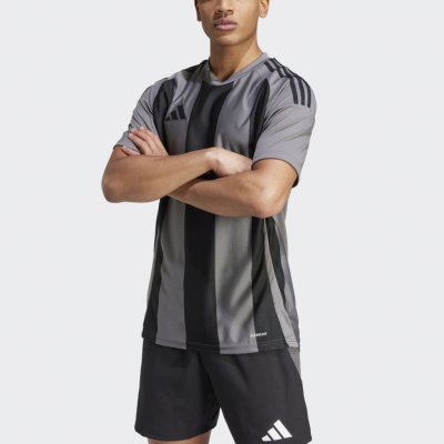 adidas Striped 24 dres IW2145 team šedá four černá – Sleviste.cz