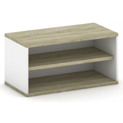 Mirelli, Nástavba na skříň 800 x 400 x 400 mm, bílá/dub sonoma – Zboží Mobilmania