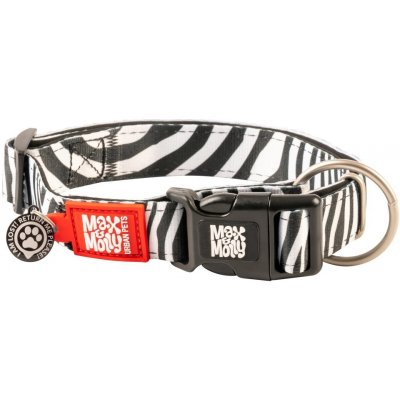 Max & Molly obojek Smart ID Zebra – Zboží Mobilmania