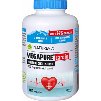 Swiss NatureVia Vegapure cardio 180 kapslí