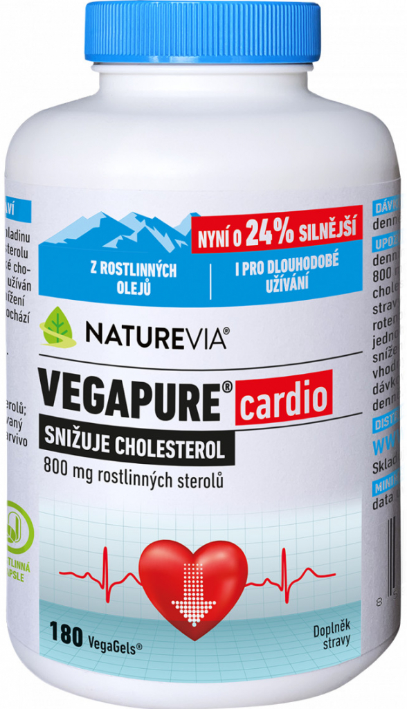 Swiss NatureVia Vegapure cardio 180 kapslí