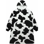 Ruhhy 26538 Televizní mikina s kapucí XXL černobílá – Zbozi.Blesk.cz