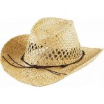 Beechfield Ručně vyráběný slaměný kovbojský klobouk přírodní – Hledejceny.cz