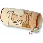 Wooline Plyšový polštář válec s ovečkou béžová 34x16x16 – Hledejceny.cz