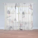 Záclony Lyžaři: 2 ks - 150x250 cm - Sablio – Hledejceny.cz
