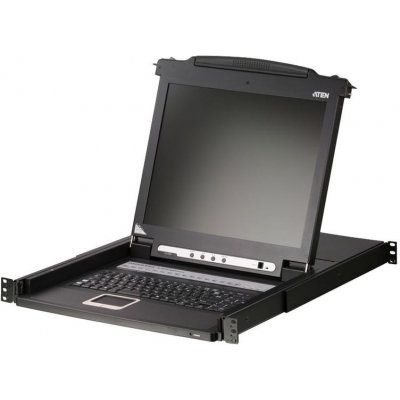 Aten CL-1016MA KVM přepínač 16-port, PS/2+USB, OSD, rack, 17 LCD, touchpad, klávesnice – Hledejceny.cz