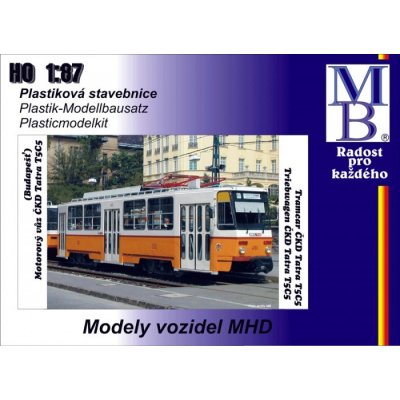 MB modely Stavebnice tramvaje ČKD Tatra T5 BKV Budapešť Epocha IV 1:87 – Hledejceny.cz