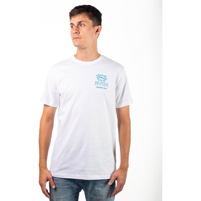 RVCA PEST Control white pánské tričko krátký rukáv
