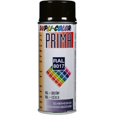 Dupli-Color Prima RAL čokoládově hnědá lesklá barva ve spreji 400 ml – Hledejceny.cz