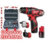 Milwaukee M12 BDDXKIT-202C – Hledejceny.cz