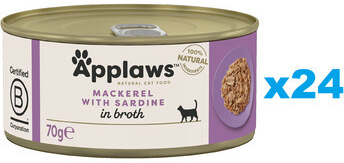 Applaws Cat makrela se sardinkou 24 x 70 g