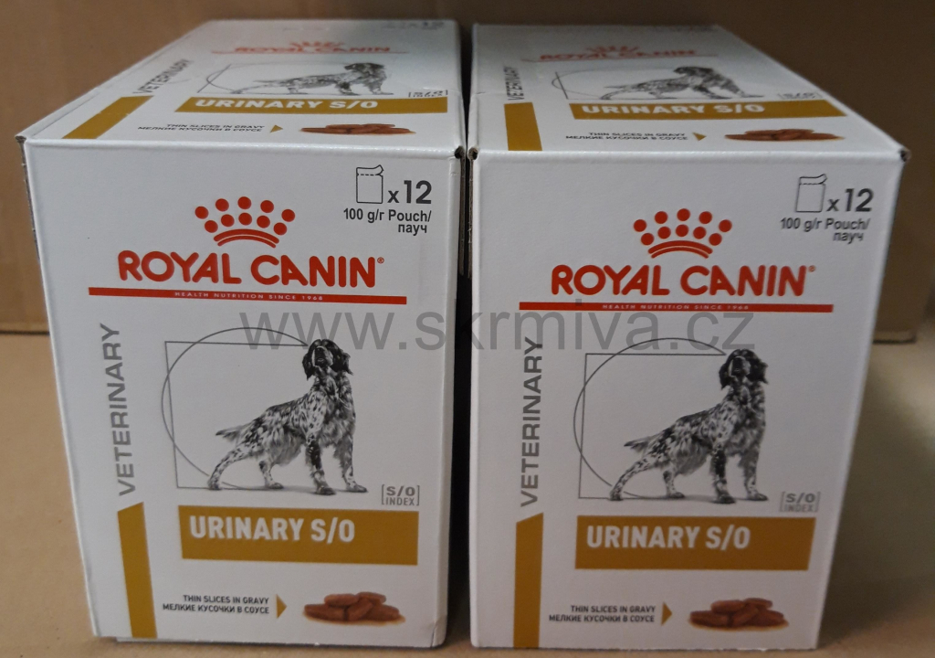 Royal Canin Veterinary Health Nutrition Dog Urinary S/O in Gravy 12 x 100 kg