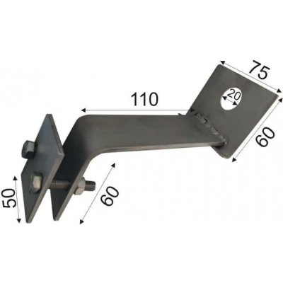 Karel Janeček Držák motoru 60 kg a 100 kg plocha 50/4 mm – Zboží Mobilmania