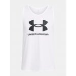 Under Armour UA sportstyle logo tank WHT bílé – Sleviste.cz