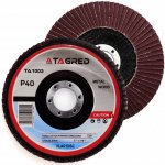 Tagred Lamelový korundový kotouč 125 x 22,2 mm 40 TA1003 – Zboží Dáma