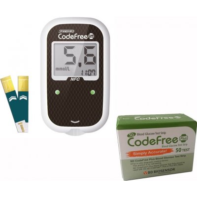 SD Diagnostics Codefree PLUS Glukometr + 50 proužků – Zboží Dáma