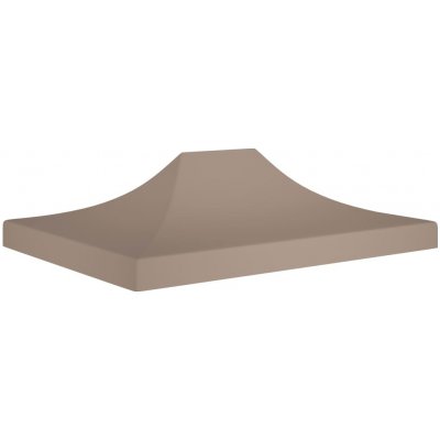 vidaXL Střecha k party stanu 4 x 3 m taupe 270 g/m² 315356 – Zbozi.Blesk.cz