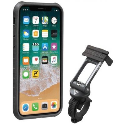 Pouzdro TOPEAK obal RIDECASE iPhone X černé/šedá