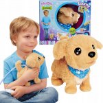 Simba Chi Chi Love Interaktivní zlatý retrívr Loomy Dog s dálkovým ovládáním Zvuk Svítící vodítko 18 cm 3+ – Hledejceny.cz