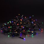 ENTAC LED vánoční řetěz 9m venkovní vícebarevný 120 LED 3,6W do zásuvky dálkové ovládání – Hledejceny.cz