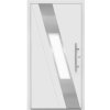 Domovní číslo Splendoor Hliníkové vchodové dveře Moderno M540/B, bílé, 110 P