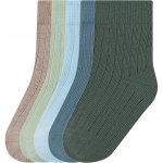 Lupilu Dětské ponožky s BIO bavlnou 5 párů světle růžová / růžová / zelená / šedá – Zboží Mobilmania