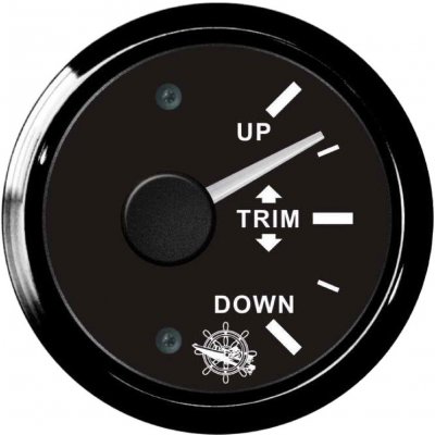 Ukazatel trimu 0/190 ohm Barva: Bílý ciferník, stříbrný rámeček – Sleviste.cz