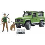 Bruder 2587 Land Rover Defender figurka myslivce a psa – Hledejceny.cz