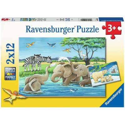 Ravensburger Zvířata z celého světa 12 dílků – Zboží Mobilmania