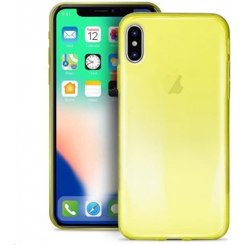 Pouzdro Puro "0.3 NUDE" Apple iPhone X žluté