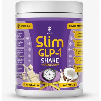 Svačinka Slim GLP-1 Shake s příchutí kokos - bílá čokoláda 0,6 kg – Hledejceny.cz