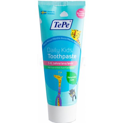 TePe Daily Kids zubní pasta pro děti od 3 do 6 let 75 ml – Zboží Mobilmania