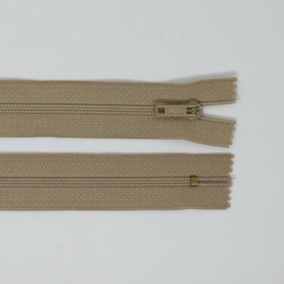 Spirálový zip, šíře 3 mm, délka 60 cm, béžová – Hledejceny.cz