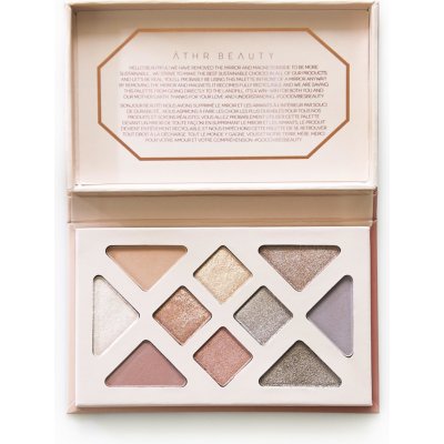Athr beauty Paletka očních stínů Rose Quartz Crystal Gemstone Palette – Zboží Dáma