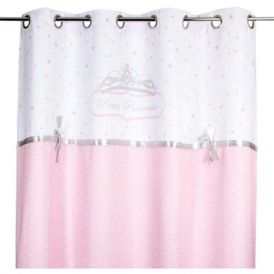 Atmosphera for kids Růžový závěs do dětského pokoje PRINCESS, 140 x 260 cm růžová – Hledejceny.cz