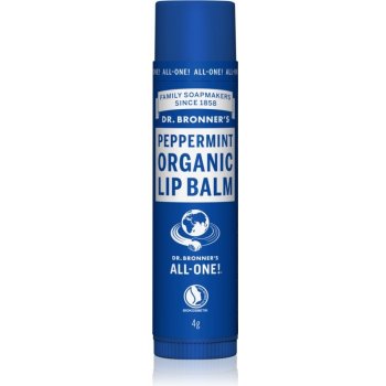 Dr, Bronner´s Balzám na rty Peppermint 4 g