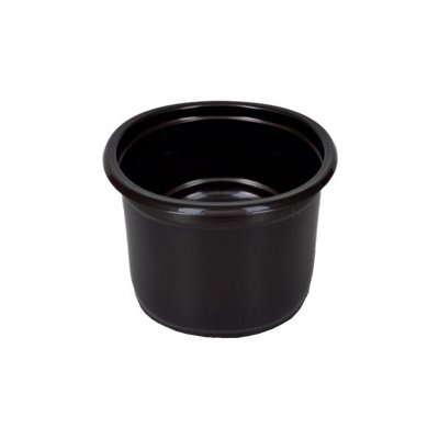 ECOFOL Plastová zatavovací miska na polévku PP 500 ml kulatá černá O115 mm bal/50 ks – Zboží Mobilmania
